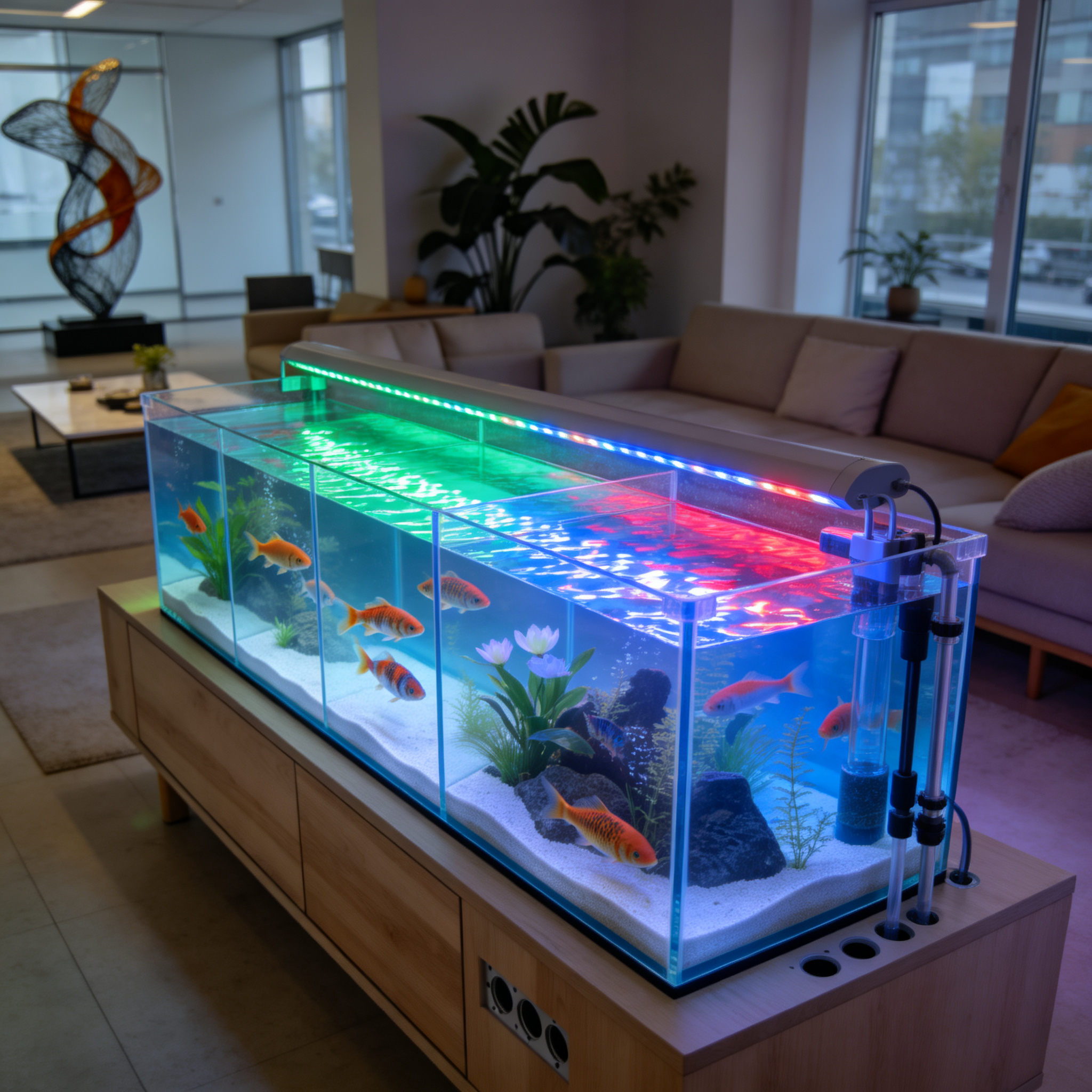 RGB LED Aquarium Fish Tank