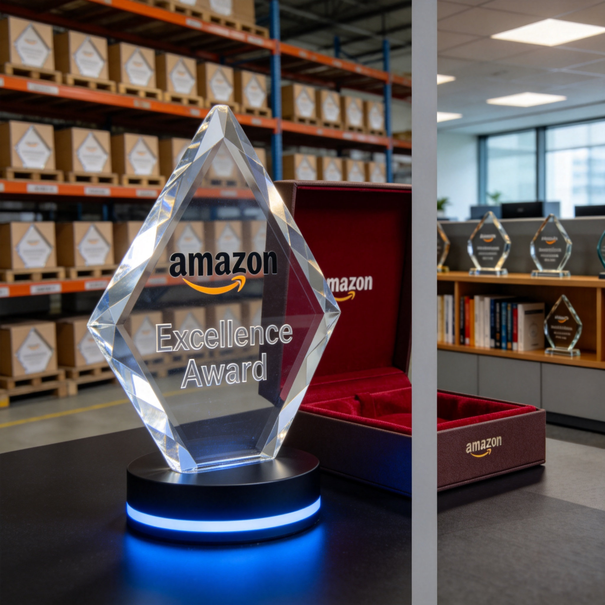 LED Crystal Acrylic Trophy